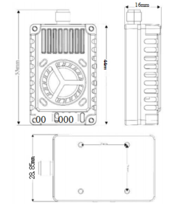 DMKR 3.3GHz 16CH 4W 7V-36V 2S-8S 20mm*20mm FPV Analog VTX dmkr 3.3ghz 16ch 4w 7v 36v 2s 8s 20mm*20mm