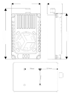 DMKR 1.2GHz 9CH 10W 15V-36V 4S-8S 20mm*20mm FPV Analog VTX dmkr 1.2ghz 9ch 10w 15v 36v 4s 8s 20mm*20mm fpv analog vtx
