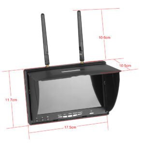 dmkr 7.0inch 5.8ghz 7v 16v 5802d fpv analog monitor