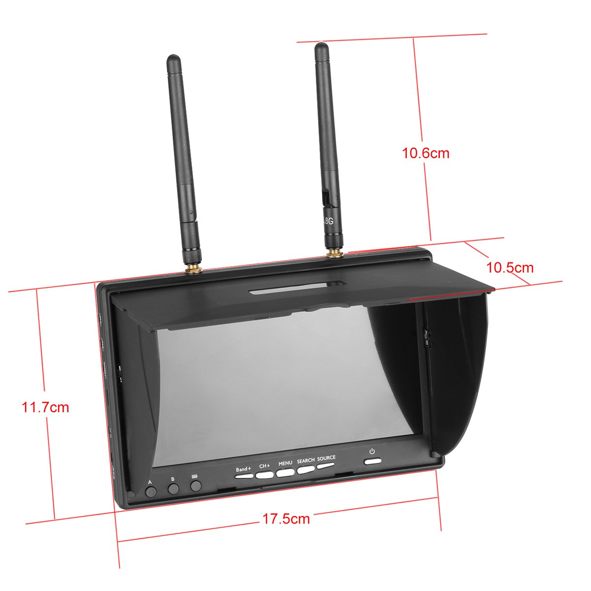 dmkr 7.0inch 5.8ghz 7v 16v 5802d fpv analog monitor dmkr 7.0inch 5.8ghz 7v 16v 5802d fpv analog monitor