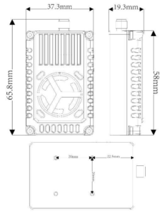 DMKR 4.8GHz-5.9GHz 80CH 15W 18V-36V 6S-8S 20mm*20mm FPV Analog ATX dmkr 4.8ghz 5.9ghz 80ch 15w 18v 36v 6s 8s 20mm*20mm fpv analog atx