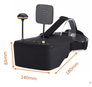 dmkr 5inch 5.8ghz 7.4v 1430mah 800dpro fpv analog goggle