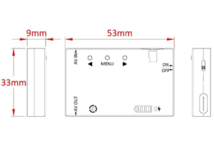 dmkr 32gb tf card cvbs signal input 3.7v 400mah usb mini dvr