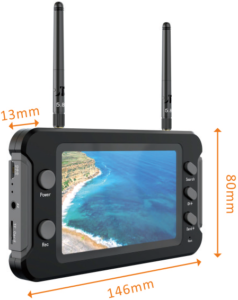 DMKR 4.3Inch IPS 5.8GHz 5V 2A DVR FPV Analog Monitor dmkr 4.3inch ips 5.8ghz 5v 2a dvr fpv analog monitor