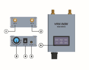 dmkr 5.8ghz 80ch 7v 35v 0.18a fpv analog vrx box